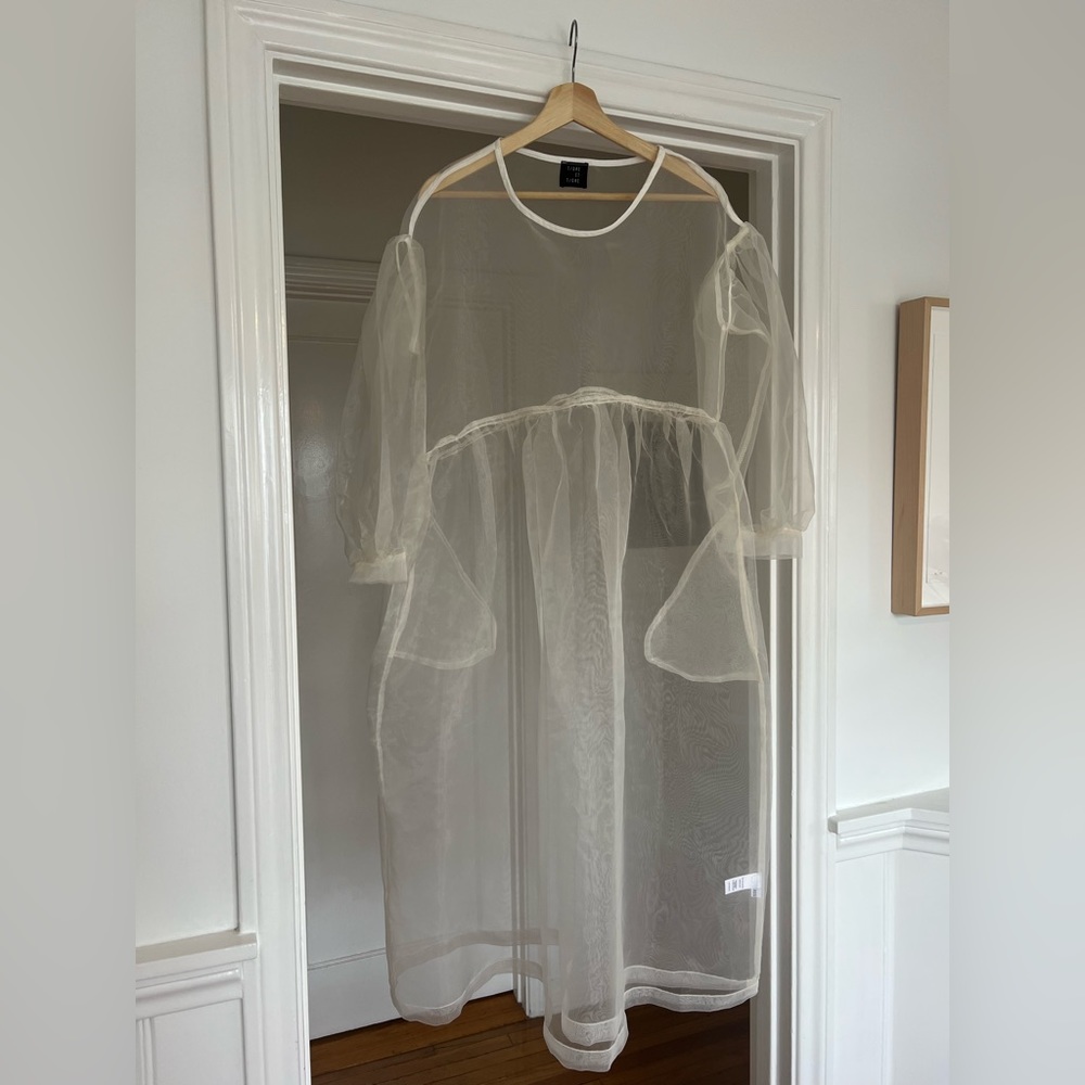 Tigre et Tigre Jayme Dress - Oat organza. XS/S.